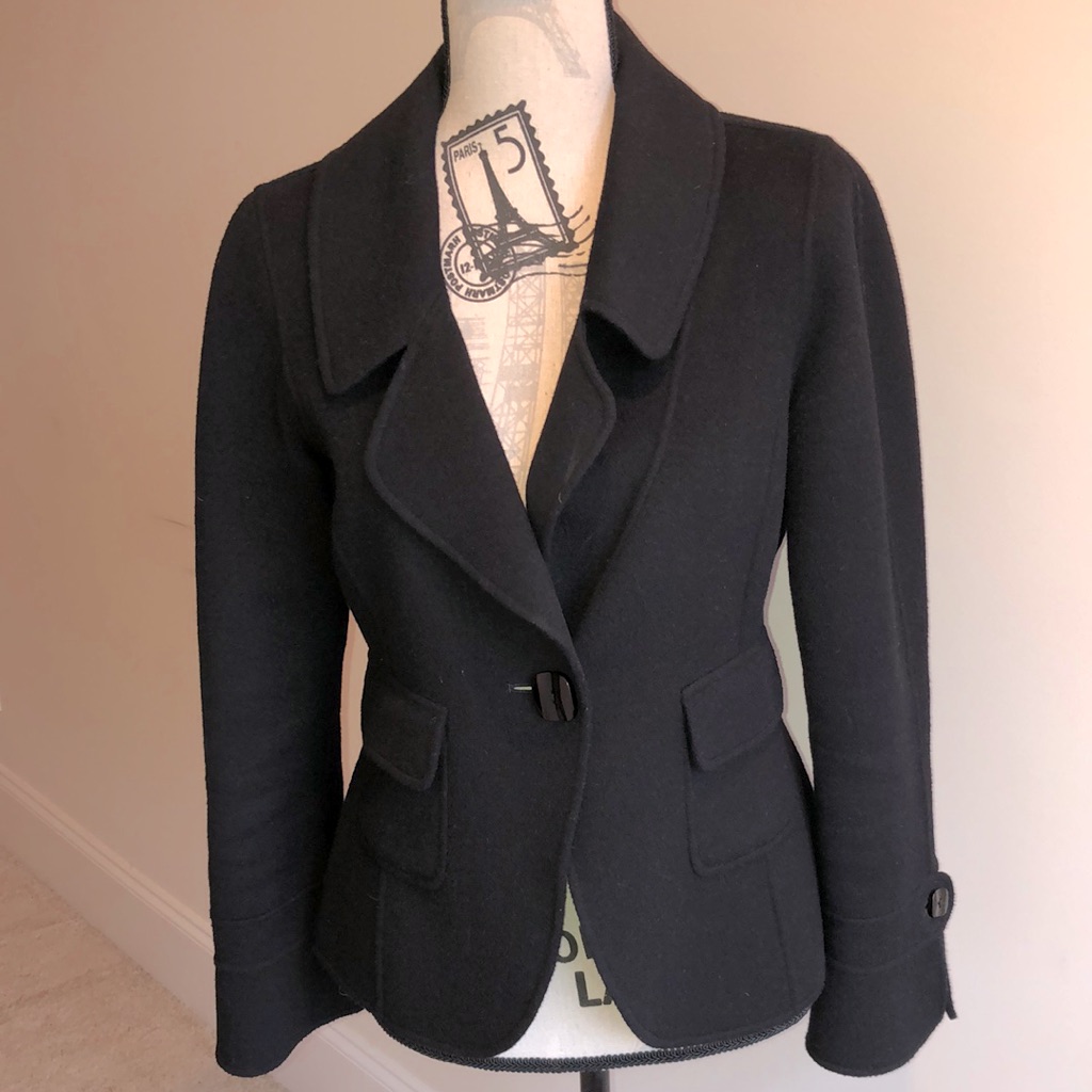 Ellen Tracy Wool / Angora Blend Jacket